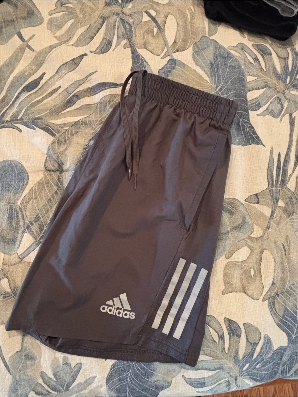 Adidas Men's Dark Gray Athletic Shorts